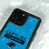 NFL Carolina Panthers Blue Performance Series iPhone 15 Pro Waterproof Case